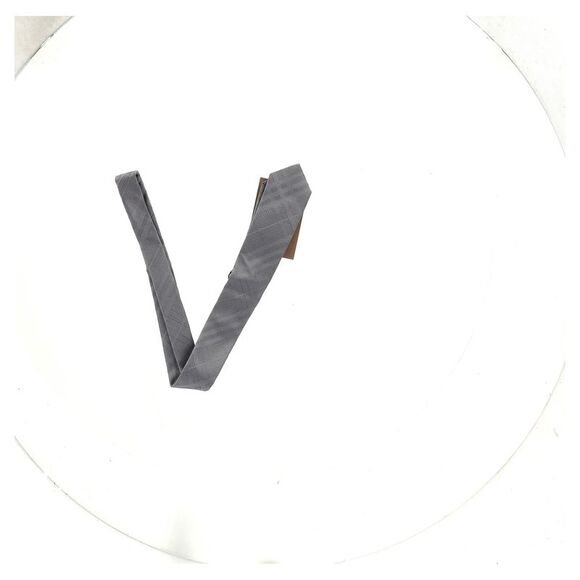 Burberry Printed Necktie in Grey Silk - Picture 5 of 6